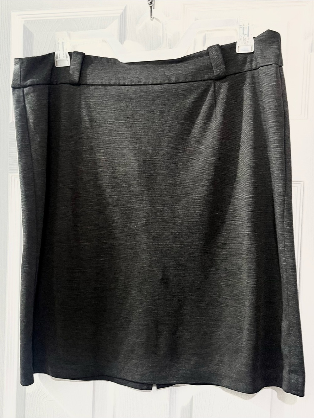 George Charcoal Gray Stretch Career Pencil Skirt Size 16